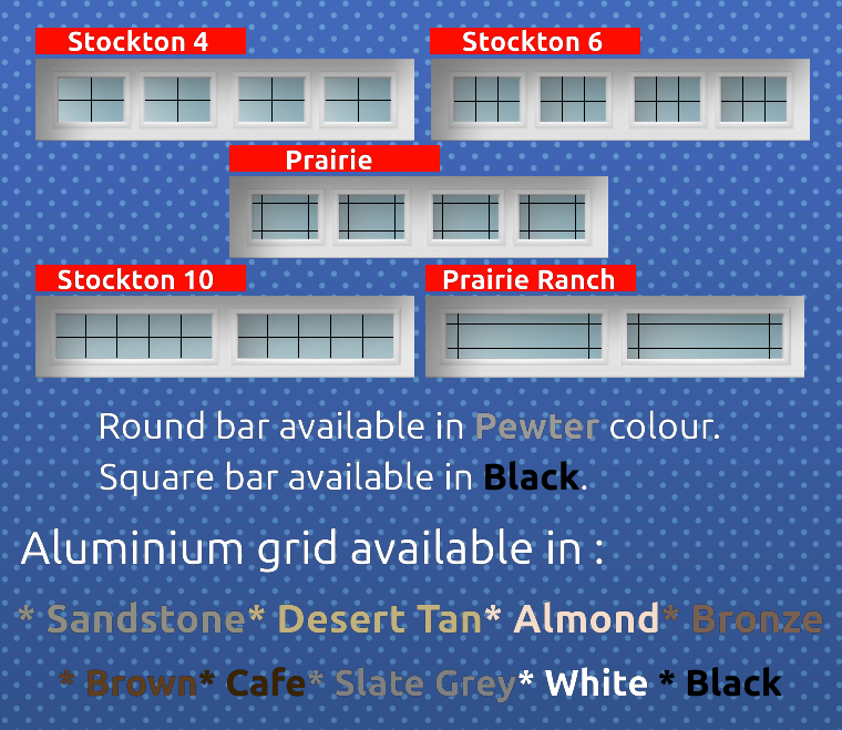 Round / Square / Aluminium Window Styles